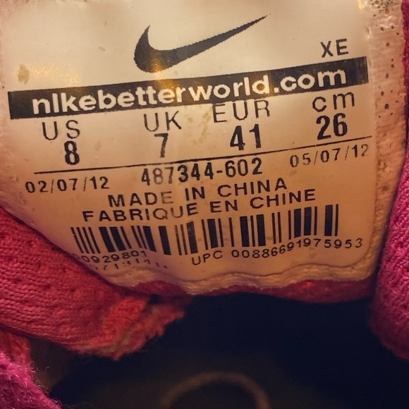 Nike Zoom Womens running shoe size 8 - Picture 6 of 6